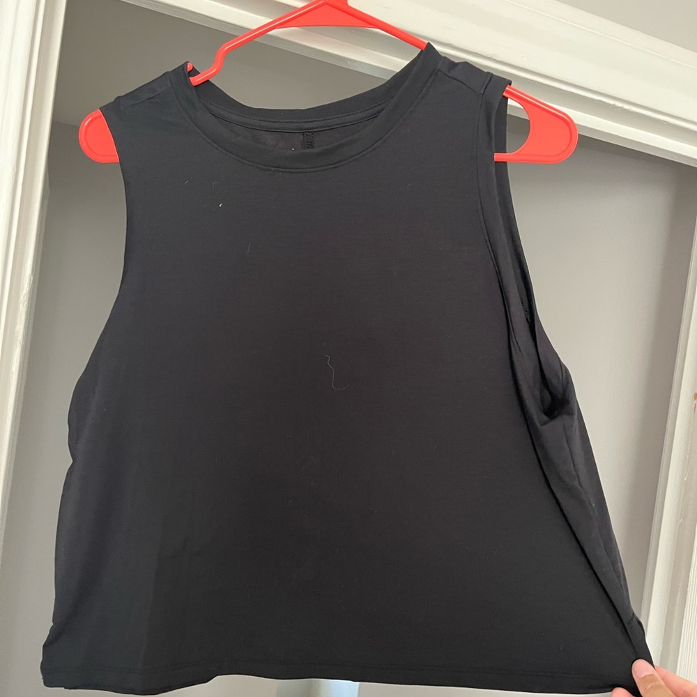 All in Motion Black Muscle Tee